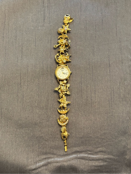 Kirks Folly Jewelry - Vintage Kirk's Folly Star Charm Watch Gold-Tone